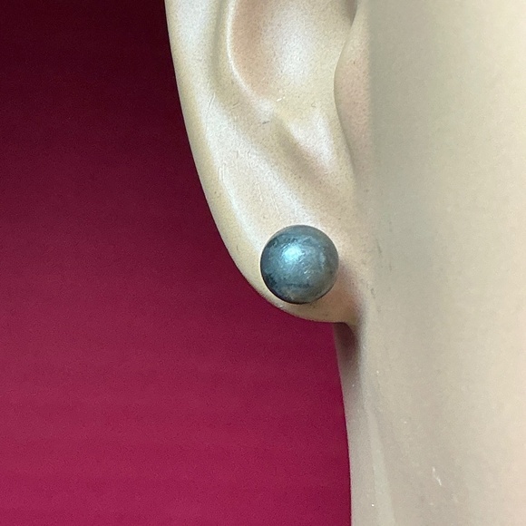 Sterling Silver Ball Style Stud Earrings - Picture 2 of 5